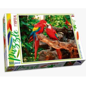 Rompecabezas x500 piezas tropical. medida 40cm x51cm