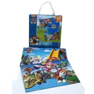 Rompecabezas Paw patrol 2×12 piezas 26x8x 23.1cm