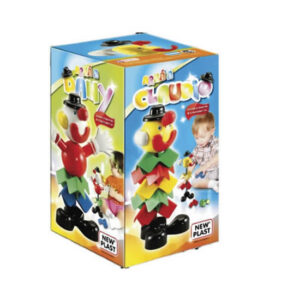 Arma a Claudio.Payaso apilable con base