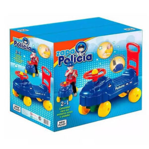 Andador zapatilla policía c/respaldo y accesorios