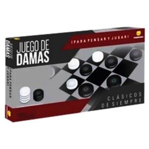 Juego damas fichas plasticas.