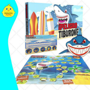 Juego de recorrido. Peligro Tiburones.