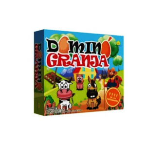 Domino La Granja. Fichas plasticas con imagenes.