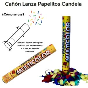 Cañon Lanza papelito Multicolor