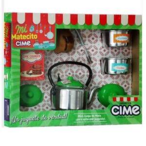 Mate de aluminio de 8 piezas,caja 34.5cm x 26cm