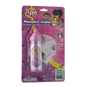Mamadera magica con babero
