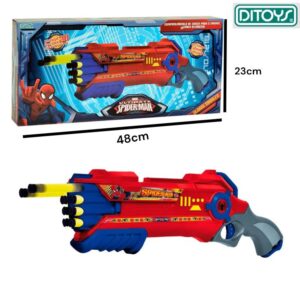Pistola lanza dardos storm shooter spiderman.Contiene 20 dardos