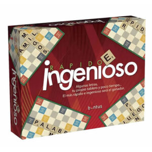 Juego palabras rapido e ingenioso.Contiene 4 tableros