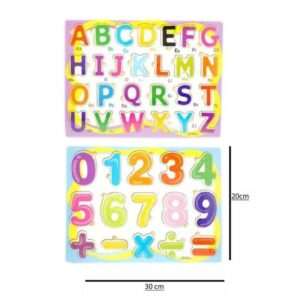 Encastre Números / Letras 22x30cm