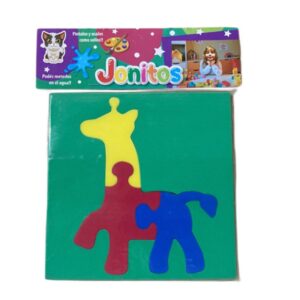 Goma imantada. Rompecabezas Jirafa