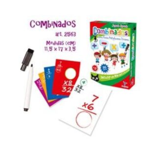 Jugando Aprendo. Combinados. Suma/ Resta/ Multiplicacion/ Division. Juego educativo
