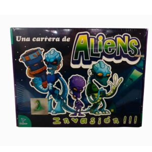 Juego de recorrido. Carrera de aliens