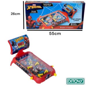 Flipper Spiderman con luces