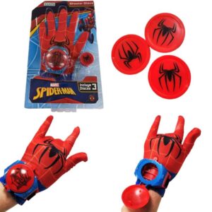 Guante lanza discos Shooter Glove Spider. Incluye 3 discos.