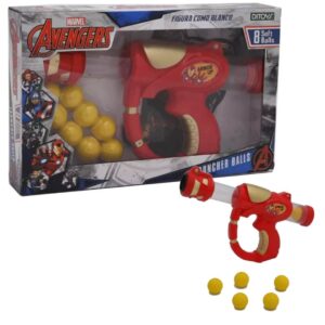 Pistola lanza pelotas. Launcher balls avengers