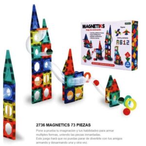 Bloques magneticos x 73 piezas Magnetiks.
