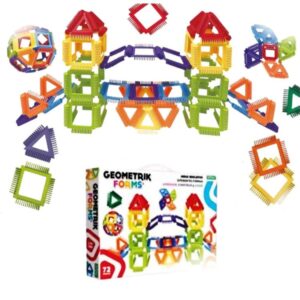 Bloques Geometricos x 72 piezas. Geometrik Form