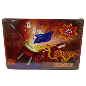 Juego de magia 25 trucos. caja 28x20cm
