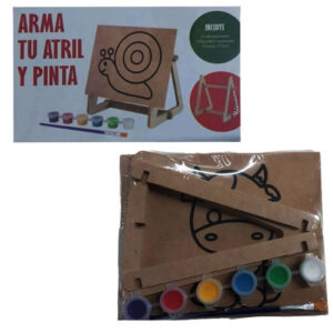 Set Arte placa con atril. 2  dibujos por cada placa. Modelos varios.