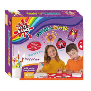 Fabrica de yeso.Contiene yeso,témperas,moldes,pinceles,espátula e individual