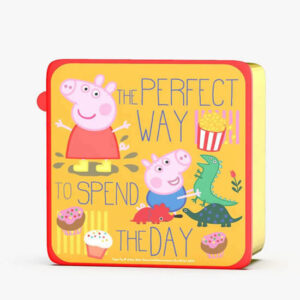 Caja sandwich Peppa.Medida:12.5cm x13cm