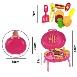 Poppi parrilla con luz,sonido y accesorios. Caja:51 x 35 cm