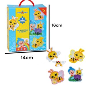 Rompecabezas 3 piezas Plim plim Las aventuras de abejita