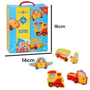 Rompecabezas 3 piezas De paseo con Tuni