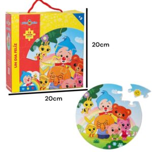 Rompecabezas 12 piezas Plim plim Un dia feliz