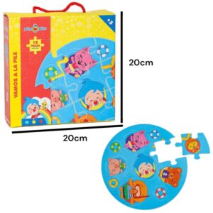 Rompecabezas 12 piezas Plim plim Vamos a la pile