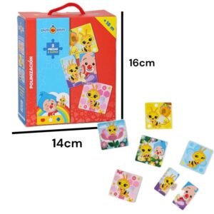 Rompecabezas 2 piezas Plim plim Polinización