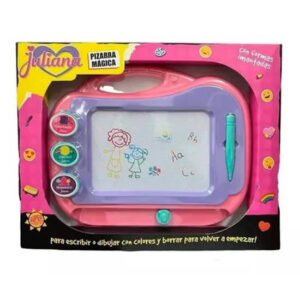 Juliana pizarra mágica 35 cm x 27 cm con sellos