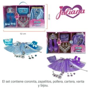 Set completo de princesa Juliana.