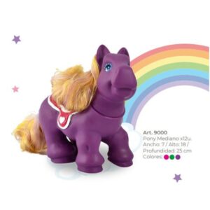 Pony mediano bolsa  16cm alt x 20cm largo