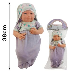 Bebe recien nacido Roma. Cuerpo de goma. Realista