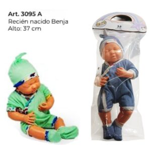 Recien nacido Benja. Cuerpo de goma. Realista