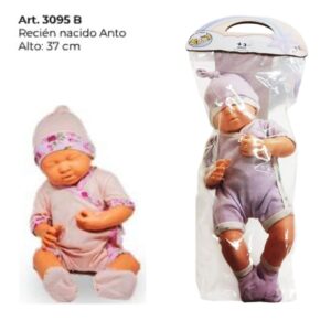 Recien nacido Anto. Cuerpo de goma .Realista
