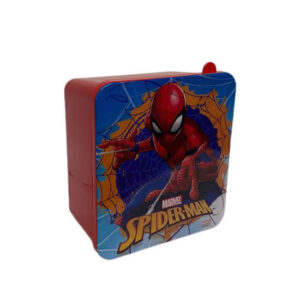Caja sandwich de Spiderman.Medida:12.5cm x 13cm