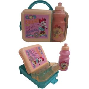 Set de lunchera con botella Minnie
