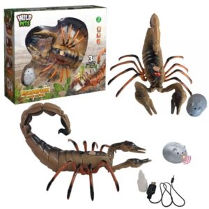 Escorpion a radio control con carga USB y lanza humo