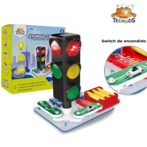 Juego de ciencia. Stopgo Circuit. Kit para construir tu semaforo.