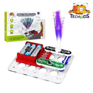 Juego de ciencia. Spectral Blocks. Circuito de luces.