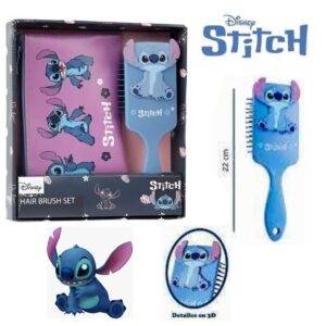 Set de cepillo y portacosmetico Stitch