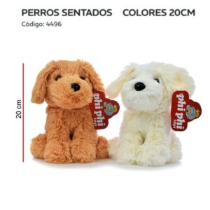 Perro sentado 20cm