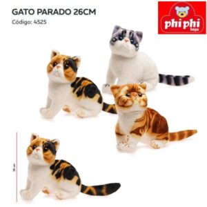 Gato parado 26cm
