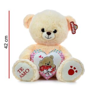 Osa con corazón de 42cm