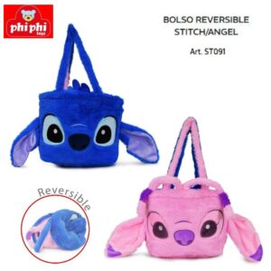 Bolso de peluche reversible Stitch