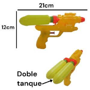 Pistola agua 21cm tanque doble 118232