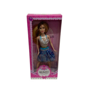 Muñeca cuerpo duro, vestido de diseño 30X13