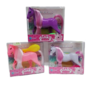 Caballo 8cm con peine caja10x9cm